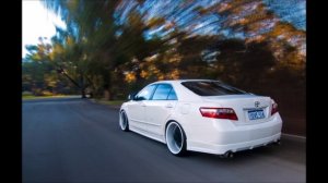 Toyota Camry lowered on 20" Vossen CV3