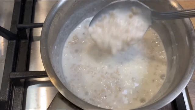 Овсяная КАША на молоке! РЕЦЕПТ! Быстрый завтрак