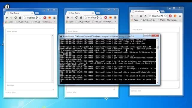 Chat Room demonstration смотреть онлайн