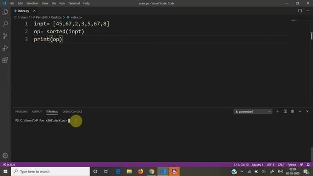 Sorting string, list and tuple using sorted() function in python || python series-12