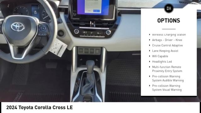 2024 Toyota Corolla Cross LE New 38543 смотреть онлайн