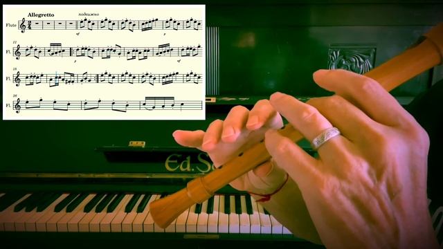 И.Станкевич «Этюд 24» (Полька) для Блок флейты и фортепиано смотреть онлайн