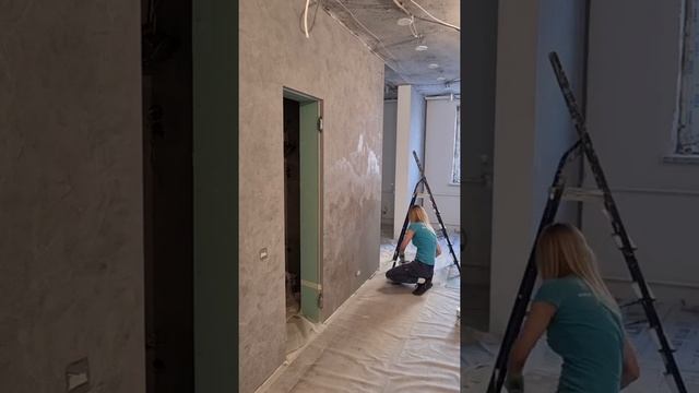 Декоративная штукатурка своими руками "Замша" смотреть онлайн