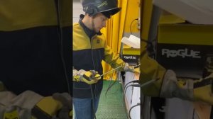 Сразу тестируем горячий старт на аппарате Esab Rogue Es200i