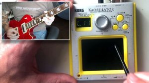 Improv on Kaossilator & Guitar