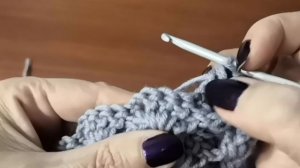 Шарф-манишка крючком на пуговицах. Шарф на пуговках для начинающих.