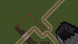 развилка в рельсах minecraft