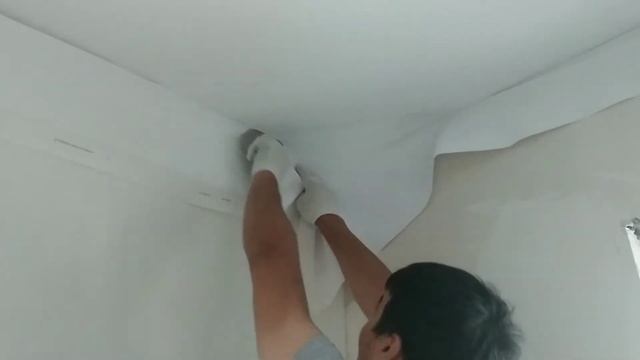 Монтаж тканевого потолка за 2 часа смотреть онлайн