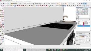 SketchUp & pCon.Planner Проект небольшой кухни