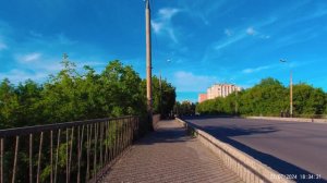 Мост через ж/д в Йошкар-Ола 2024