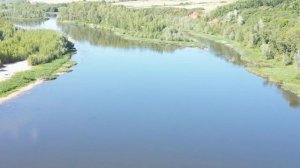 4К Природа Башкортостана. Река Белая с квадрокоптера