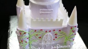 торт белый замок | торт на заказ