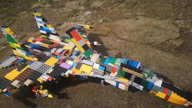 LEGO Custom Su-27 Flanker | ЛЕГО Су-27 Фланкер | Review смотреть онлайн