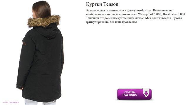 Куртки Tenson  парка стильная смотреть онлайн