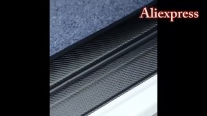 Наклейка на порог двери аксессуары автомобиля продукты из углеродного волокна с Aliexpress
