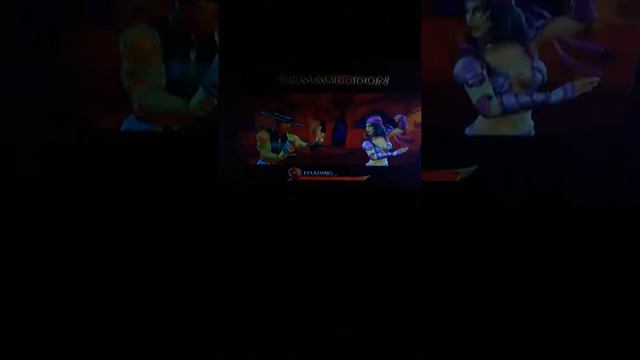 Mortal Kombat Armageddon Kung Lao vs Kabal and Li Mei Maximum Difficulty Nintendo Wii