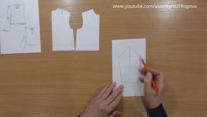 Блузка без нагрудной вытачки.  Рукав моделируем.