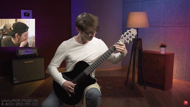 Дворовый стиль: реакция на Классическая гитара с подключением Angel Lopez EC3000 (обзор от PopMusic