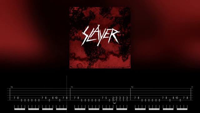 Slayer - World Painted Blood (Drums and Bass Backing Track with Guitar Tabs) смотреть онлайн
