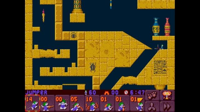Let's Play Lemmings 2 - The Tribes #06 - Egyptian (2/2) смотреть онлайн