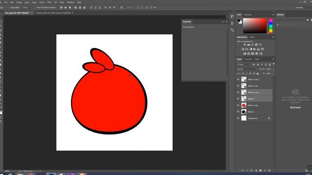 рисуем птичку Angry Bird Red смотреть онлайн