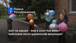Аист на крыше - мир в селе! Как живет Красновка после украинской оккупации?