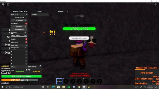 Roblox Project XL Hack/Script AUTO FARM, AUTO SKILLS, TP ALL ITEMS, HIDE NAME AND MORE смотреть онлайн