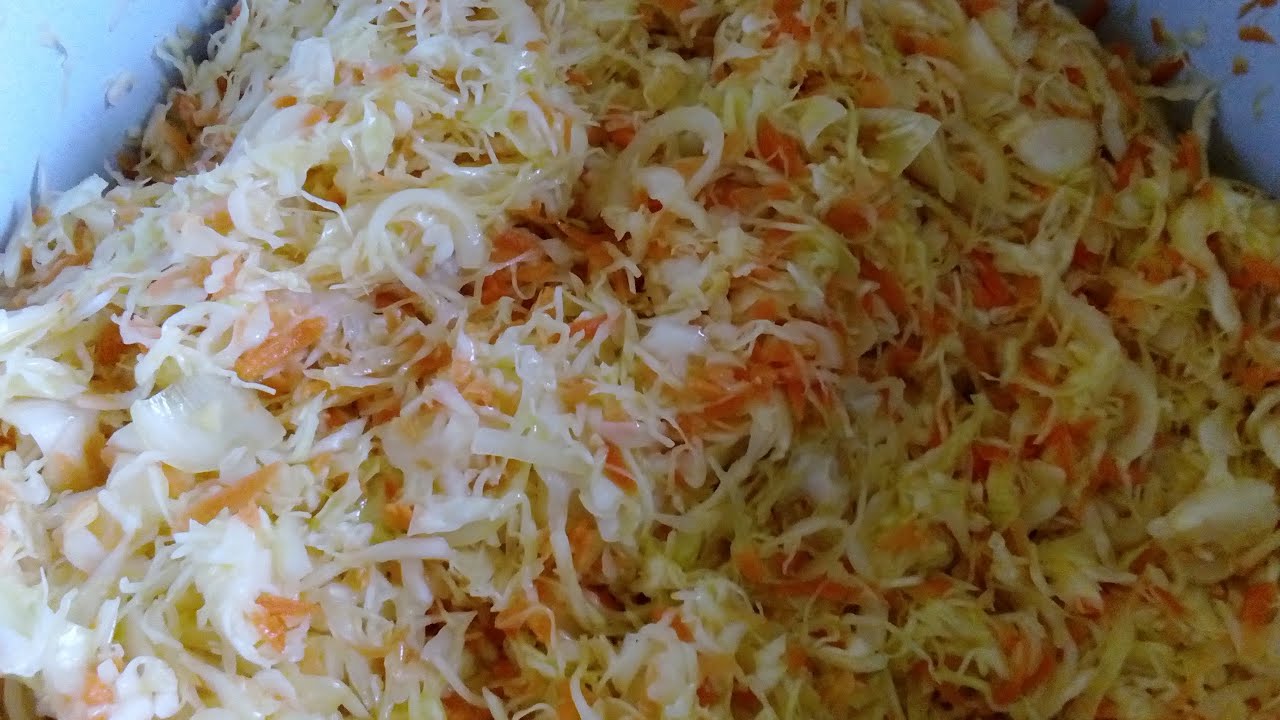 Маринованная капуста с морковкой и луком. Лучшие заготовки на зиму