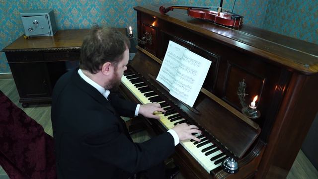 Maple Leaf Rag on a Real HONK TONK Piano | Vinheteiro смотреть онлайн