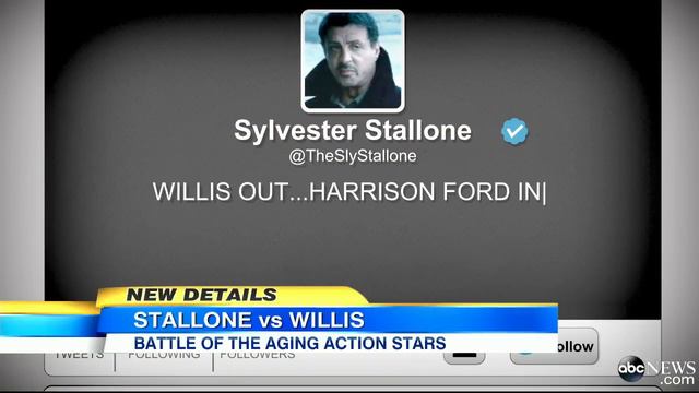 Sylvestor Stallone Slams Bruce Willis, Calls Actor 'Greedy and Lazy' on Twitter смотреть онлайн