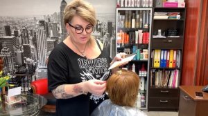 Кислотная смывка для волос.