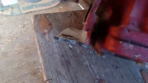 Бетономешалка, детализация, установка и соединение редуктора  с рабочим валом.