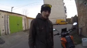 Защита рук Acerbis China +Кофр и его крепление на Viper v250vxr