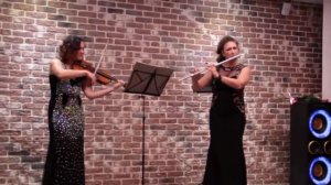 Шутка Бах для флейты и скрипки в джазовой обработке