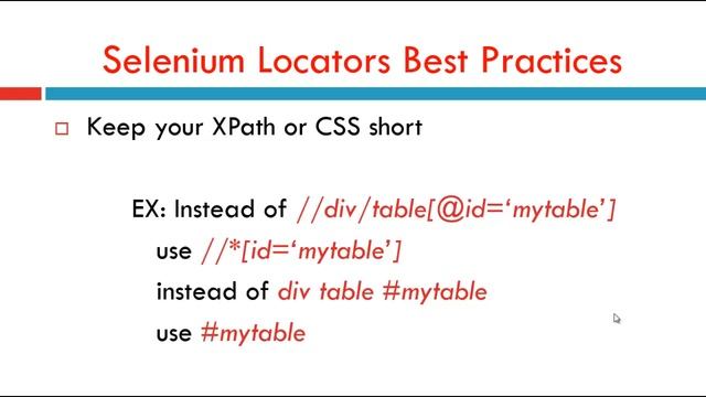 Selenium with Java 13 - Selenium Locators Best Practices | Locators priority | Locator strategy