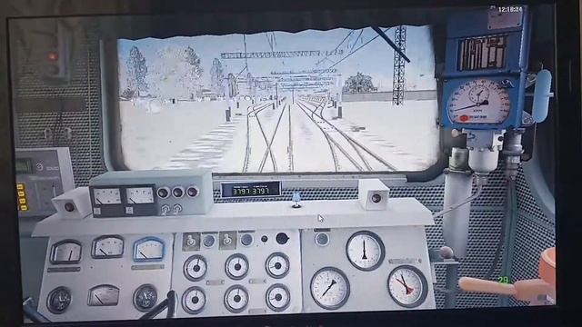 Снегоочистительный поезд в ртс. В кабине 2тэ10м смотреть онлайн