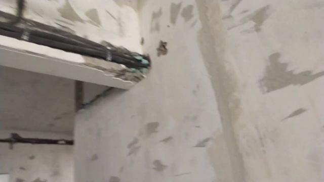 Штробы для кондиционера в бетоне