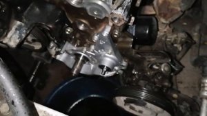 Toyota 4e - Fe за мена ремня Г. Р. М. и сальников.