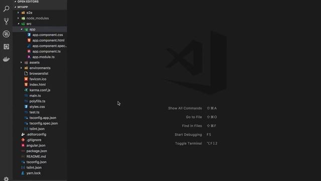 1.1 Скринкаст по Angular – Начало работы – Как развернуть приложение на Angular