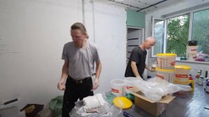 Акриловая глина для мрамора Часть первая Секрет Рецепт Цвет Абрамов Колчанов Стройплощадка