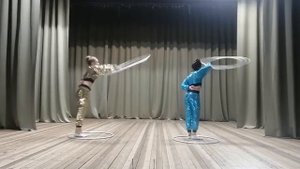 Игра с хула-хупами, цирковой номер