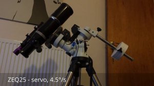 iOptron ZEQ25 vs CEM25/CEM25P slewing speed