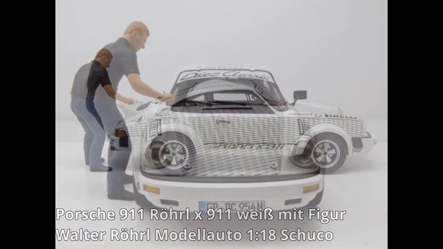Porsche 911 Röhrl x 911 weiß mit Figur Walter Röhrl Modellauto 1:18 Schuco смотреть онлайн