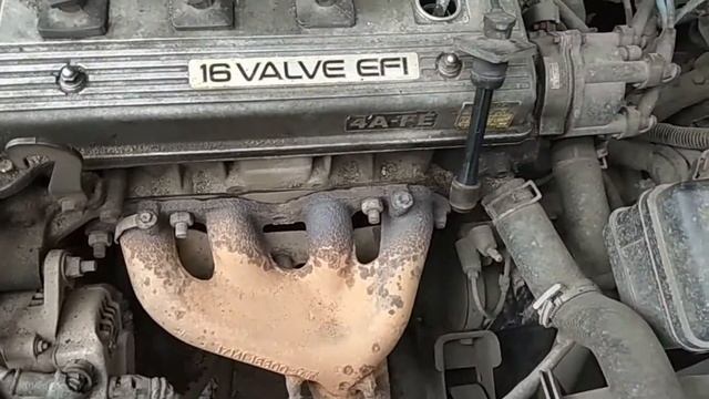 Замена свечей (Toyota Karbna E) смотреть онлайн