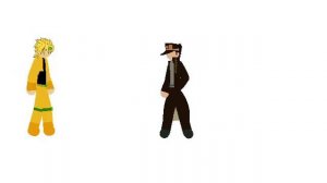 jotaro vs dio animation (short version, my version)