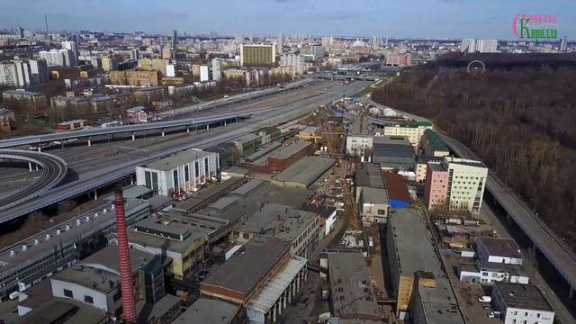 Москва с высоты. Как выглядит Шоссе Энтузиастов. Как реконструируют развязки .