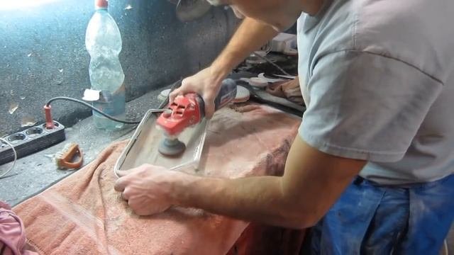 Полировка/шлифовка  стекла фары ВАЗ
