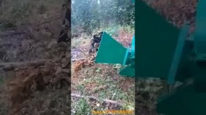 Отзыв покупателя на Измельчитель веток ивн -160 на тракторе ДТ-75 в поле