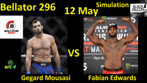 Гегард Мусаси против Фабиана Эдвардса БОЙ В UFC 4/ BELLATOR 296
