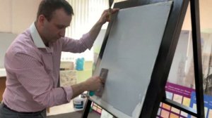 Арт-бетон в одном цвете в один слой с помощью штукатурки Multistruktur OZON